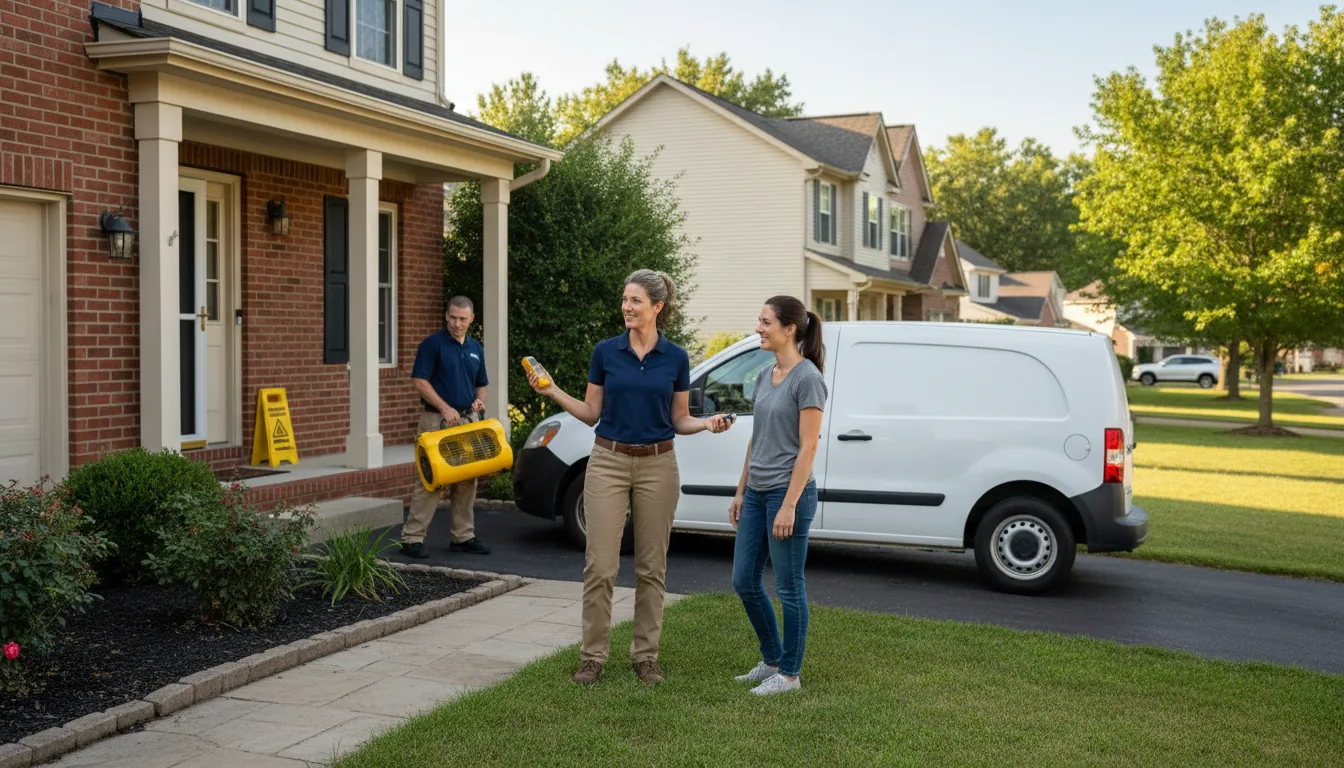 Water restoration image for Water Damage & Restoration Services in Owendale, MI